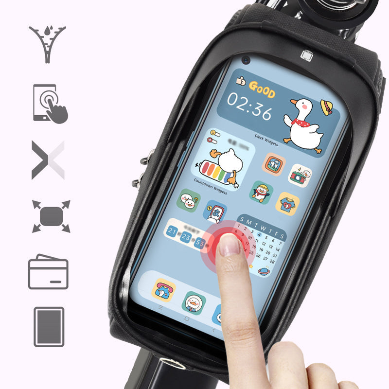 🚵Wasserdichte Fahrradtasche mit Handyhalterung