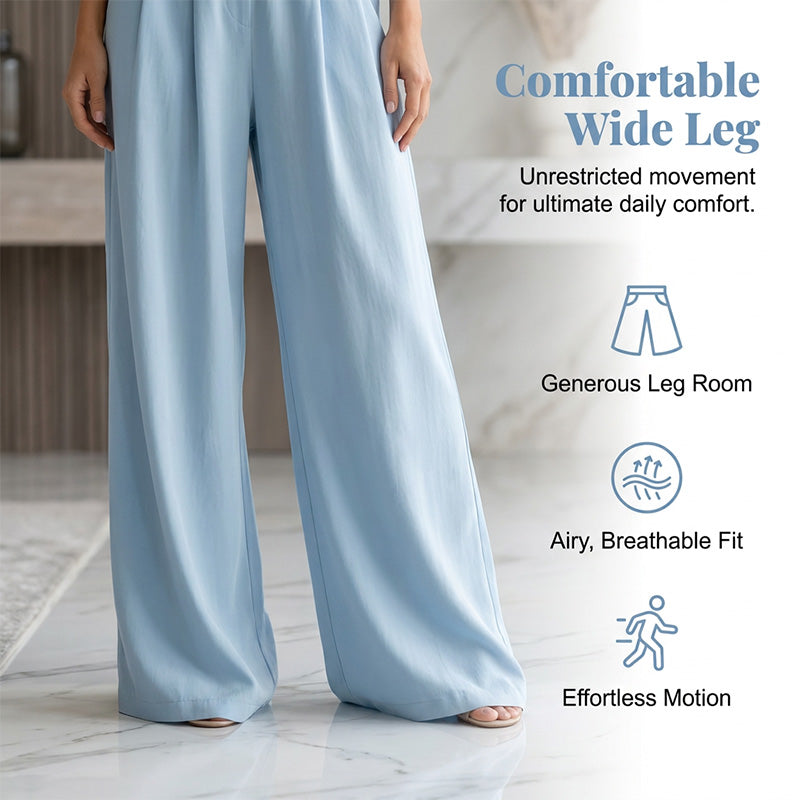✨ Einteiler mit V-Ausschnitt, hoher Taille & weitem Bein – bequem, knitterarm & leicht zu kombinieren – zu Sneakern, Sandalen oder High Heels
