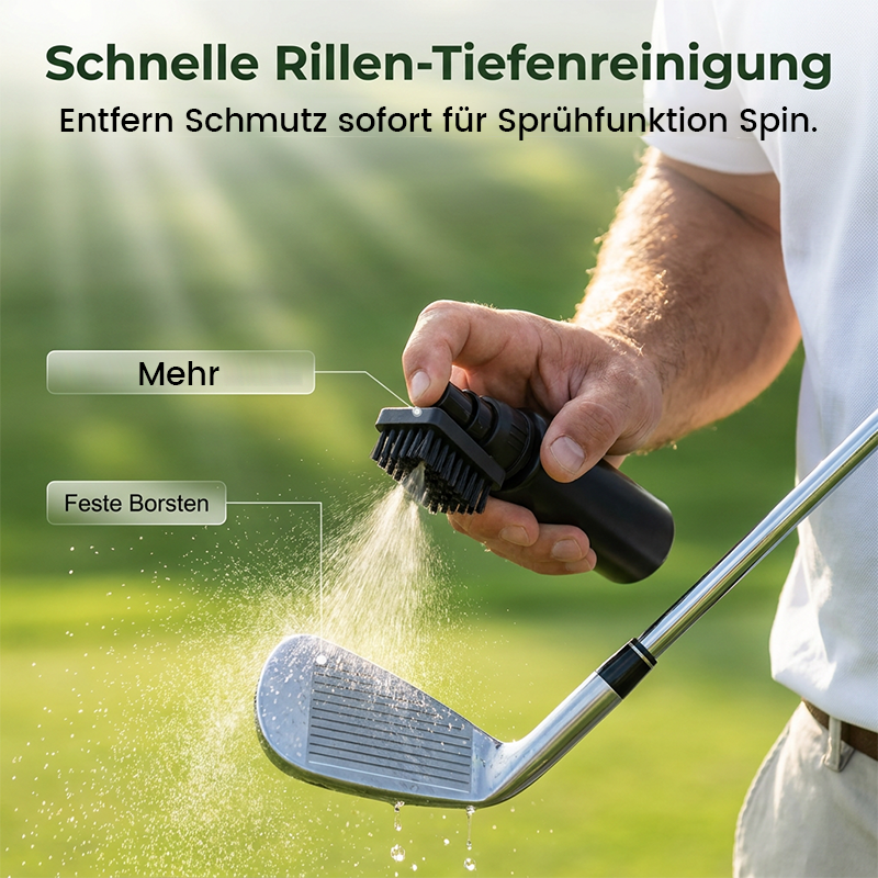 🏌️Golfschläger-Reinigungsset mit Quetsch-Sprühflasche und Mikrofaser-Waffeltuch