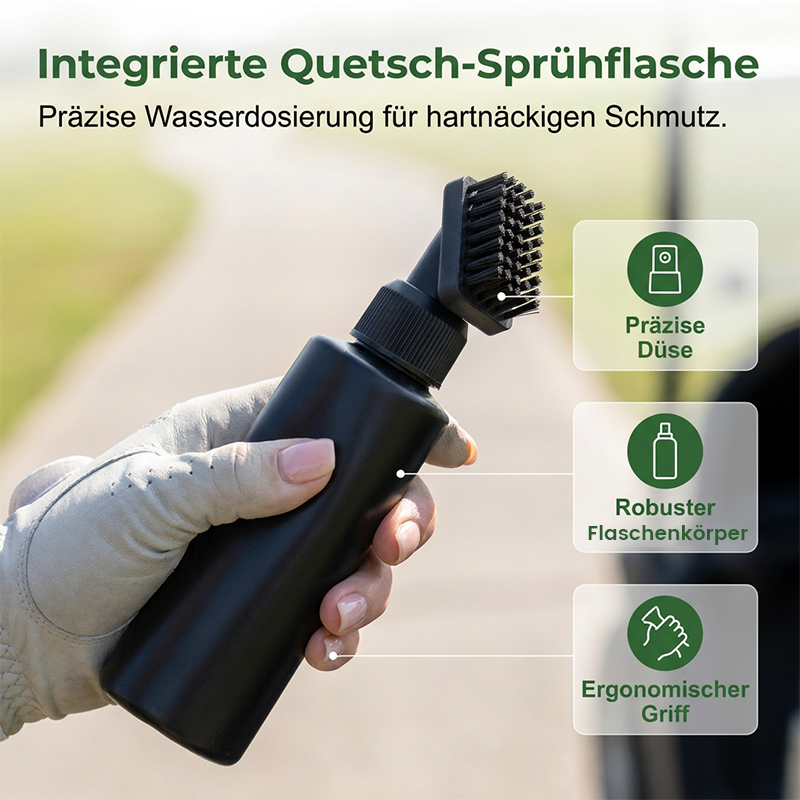 🏌️Golfschläger-Reinigungsset mit Quetsch-Sprühflasche und Mikrofaser-Waffeltuch