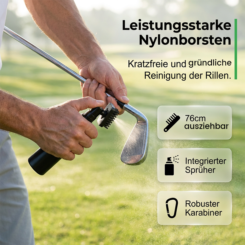 🏌️Golfschläger-Reinigungsset mit Quetsch-Sprühflasche und Mikrofaser-Waffeltuch