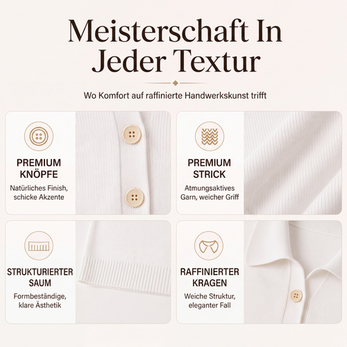 Elegante Strickpullover mit Reverskragen für Damen
